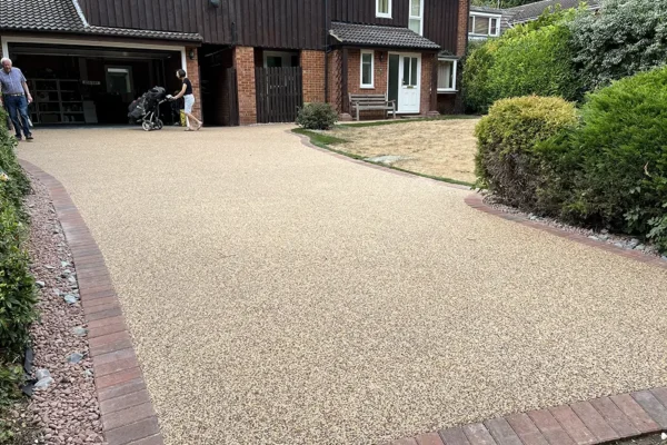 Resin Bound driveway installation