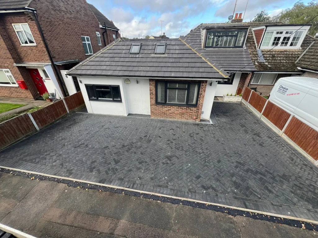 Block paving driveway installation Hertfordshire